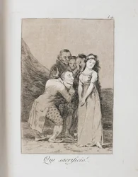 Plate from Los Caprichos, 1797-1798